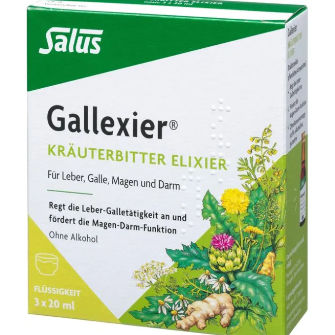 GALLEXIER Kräuterbitter Elixier Salus Flü.z.E. 3X20 ml