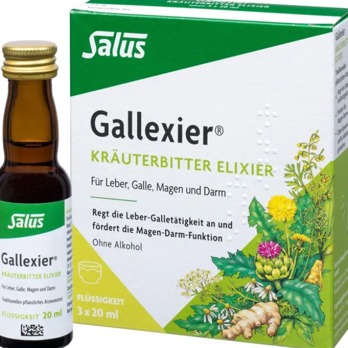 GALLEXIER Kräuterbitter Elixier Salus Flü.z.E. 3X20 ml