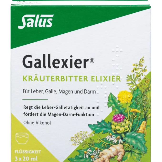 GALLEXIER Kräuterbitter Elixier Salus Flü.z.E. 3X20 ml