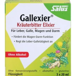 GALLEXIER Kräuterbitter Elixier Salus Flü.z.E. 3X20 ml