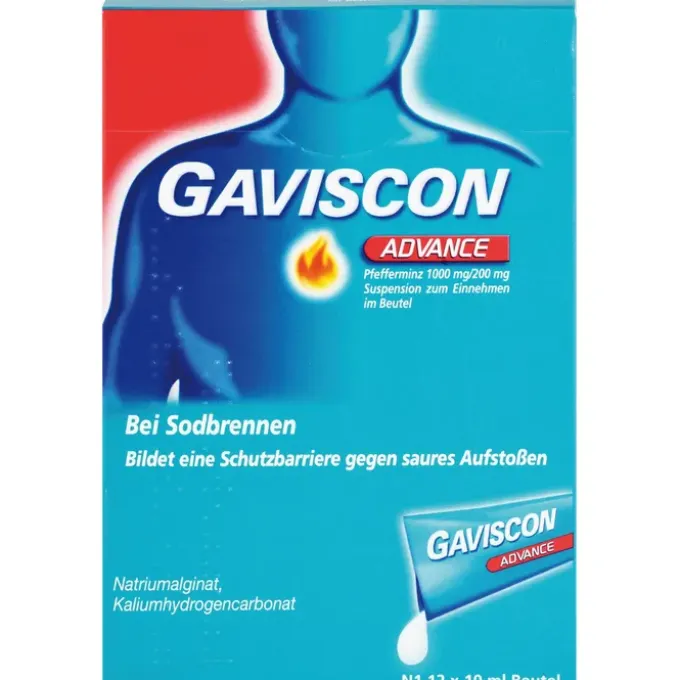 GAVISCON Advance Pfefferminz 1000mg/200mg SUS Btl. 120 ml