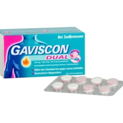 GAVISCON Dual 250mg/106,5mg/187,5mg Kautabletten 48 St