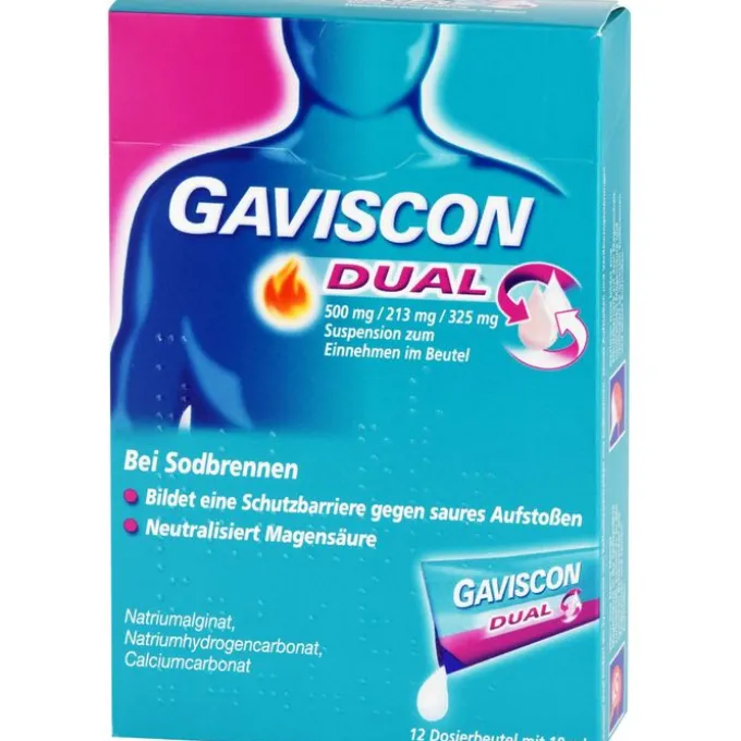 GAVISCON Dual 500mg/213mg/325mg Susp.z.Einn.Btl. 120 ml