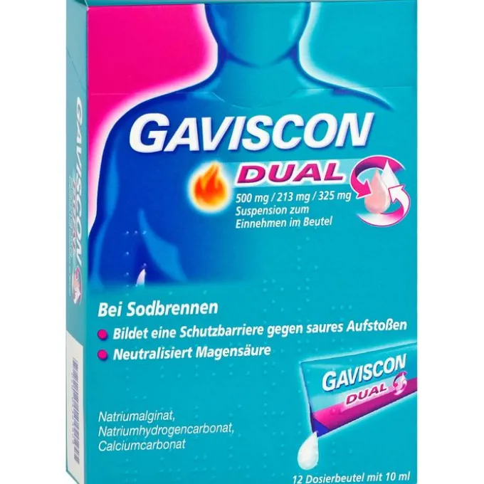GAVISCON Dual 500mg/213mg/325mg Susp.z.Einn.Btl. 120 ml