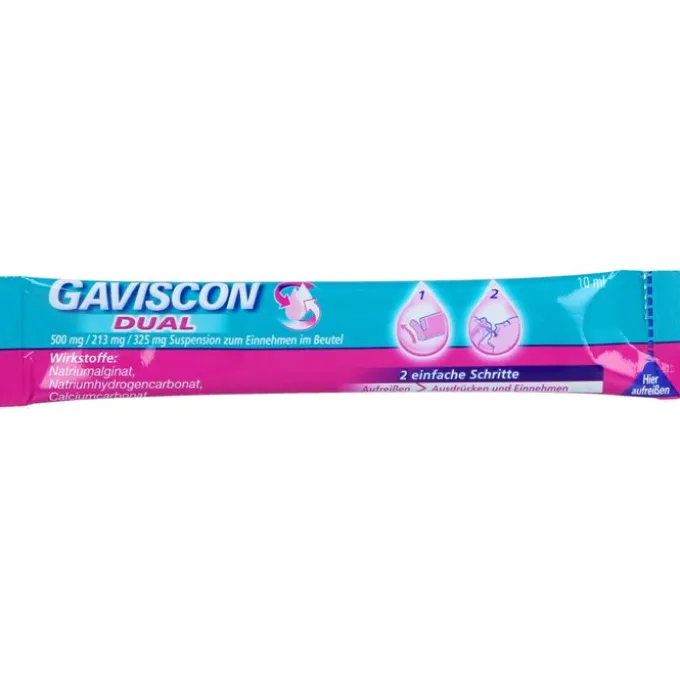 GAVISCON Dual 500mg/213mg/325mg Susp.z.Einn.Btl. 480 ml