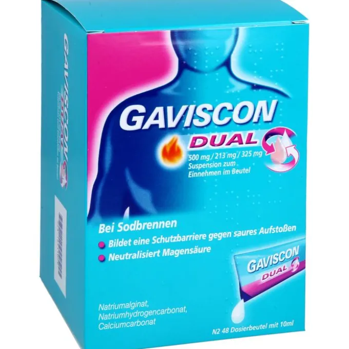 GAVISCON Dual 500mg/213mg/325mg Susp.z.Einn.Btl. 480 ml