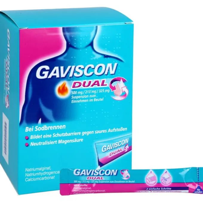 GAVISCON Dual 500mg/213mg/325mg Susp.z.Einn.Btl. 480 ml