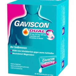 GAVISCON Dual 500mg/213mg/325mg Susp.z.Einn.Btl. 480 ml