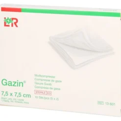 GAZIN Mullkomp.7,5x7,5 cm steril 8fach 5X2 St