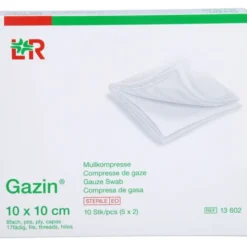 GAZIN Mullkomp.10x10 cm steril 8fach 5X2 St