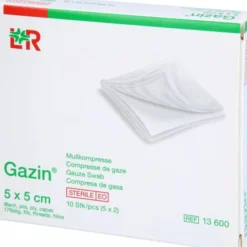 GAZIN Mullkomp.5x5 cm steril 8fach 5X2 St