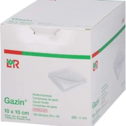 GAZIN Mullkomp.10x10 cm steril 12fach 10X10 St