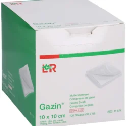 GAZIN Mullkomp.10x10 cm steril 12fach 10X10 St