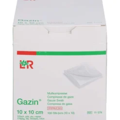 GAZIN Mullkomp.10x10 cm steril 12fach 10X10 St