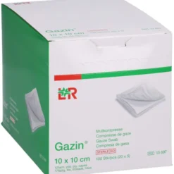 GAZIN Mullkomp.10x10 cm steril 12fach groß 20X5 St