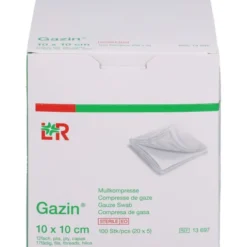 GAZIN Mullkomp.10x10 cm steril 12fach groß 20X5 St