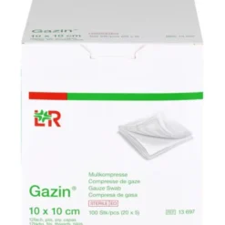 GAZIN Mullkomp.10x10 cm steril 12fach groß 20X5 St