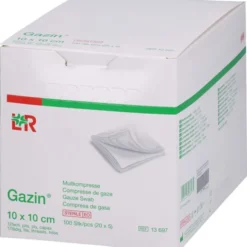 GAZIN Mullkomp.10x10 cm steril 12fach groß 20X5 St