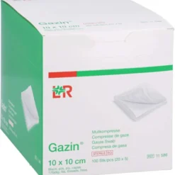 GAZIN Mullkomp.10x10 cm steril 8fach 20X5 St