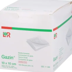 GAZIN Mullkomp.10x10 cm steril 8fach 20X5 St