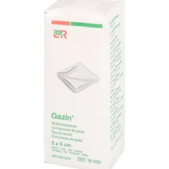 GAZIN Mullkomp.5x5 cm unsteril 8fach Op 100 St