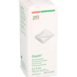 GAZIN Mullkomp.5x5 cm unsteril 8fach Op 100 St