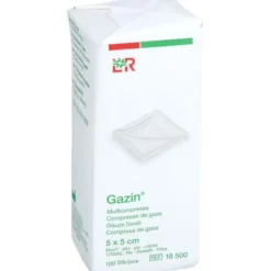 GAZIN Mullkomp.5x5 cm unsteril 8fach Op 100 St