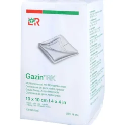 GAZIN Mullkomp.10x10 cm unsteril 12fach RK 100 St