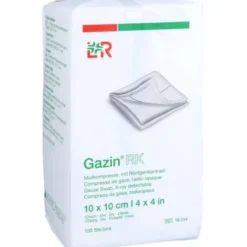 GAZIN Mullkomp.10x10 cm unsteril 12fach RK 100 St