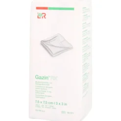 GAZIN Mullkomp.7,5x7,5 cm unsteril 12fach RK 100 St