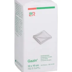 GAZIN Mullkomp.10x10 cm unsteril 16fach Op 100 St