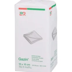 GAZIN Mullkomp.10x10 cm unsteril 16fach Op 100 St