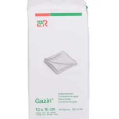GAZIN Mullkomp.10x10 cm unsteril 16fach Op 100 St