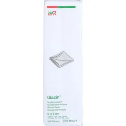 GAZIN Mullkomp.5x5 cm unsteril 12fach Op 100 St