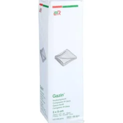 GAZIN Mullkomp.5x5 cm unsteril 12fach Op 100 St