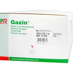 GAZIN Tupfer eigr.steril 2+3 Schutzr.o.RK 100 St
