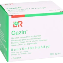 GAZIN Verbandmull 8 cmx5 m 4fach gerollt 1 St