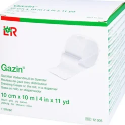 GAZIN Verbandmull 10 cmx10 m 8fach 1 St