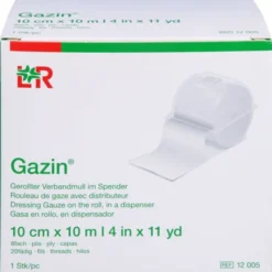 GAZIN Verbandmull 10 cmx10 m 8fach 1 St