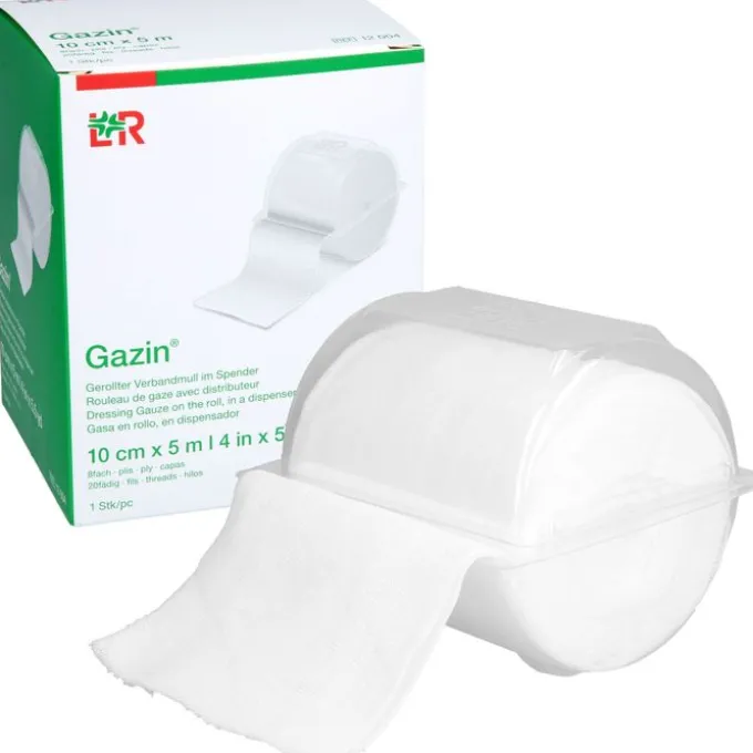 GAZIN Verbandmull 10 cmx5 m 8fach 1 St