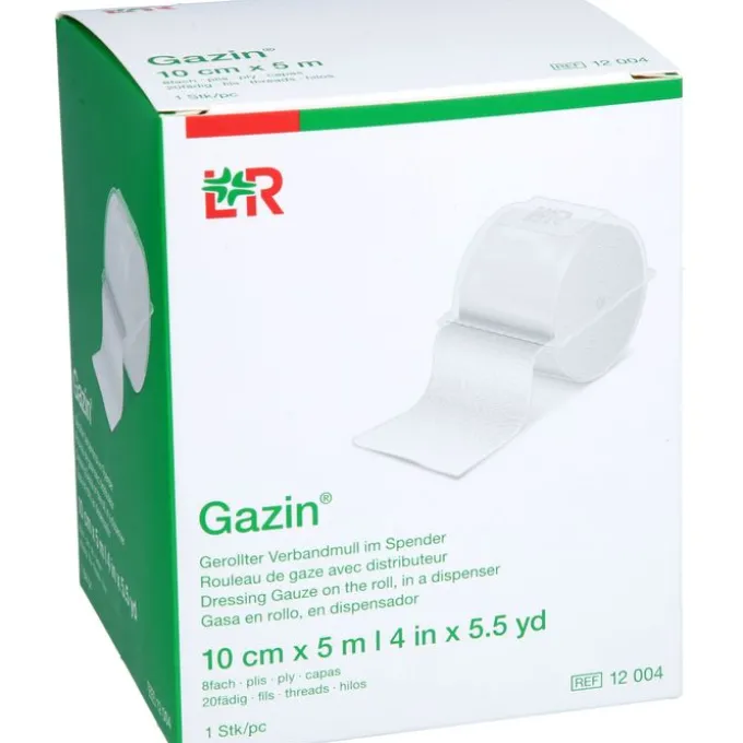 GAZIN Verbandmull 10 cmx5 m 8fach 1 St