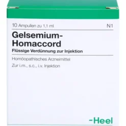 GELSEMIUM HOMACCORD Ampullen 10 St