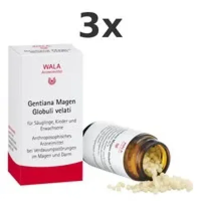 Gentiana Magen Globuli Velati 20 g 3x 20 g