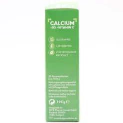 GESUND LEBEN Calcium 800 mg+D3+Vitamin C Br.-Tabl. 30 Stück