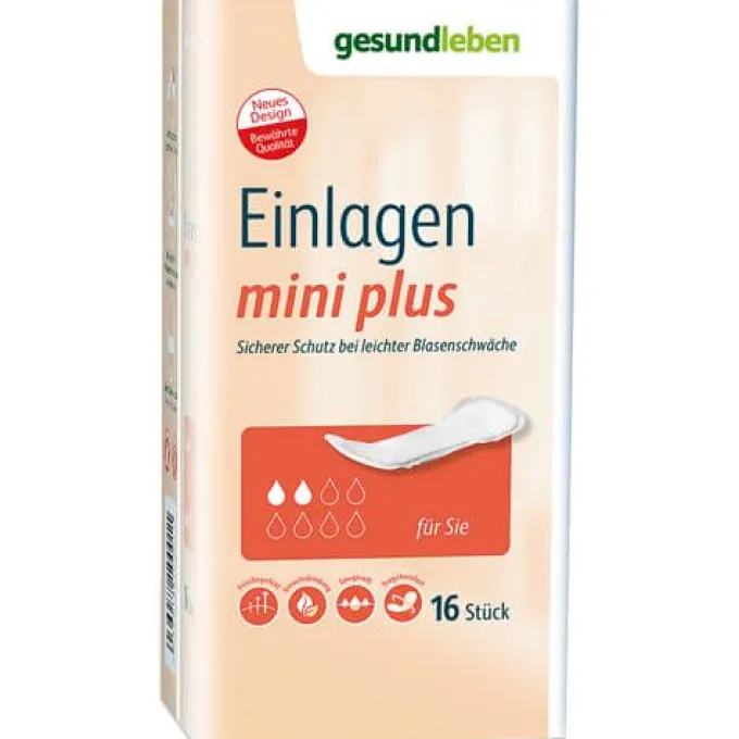 GESUND LEBEN Einlagen mini plus 20 St