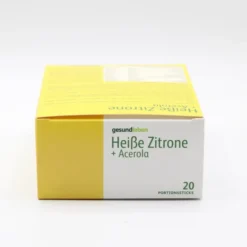 GESUND LEBEN heiße Zitrone+Acerola Pulver 20 Stück