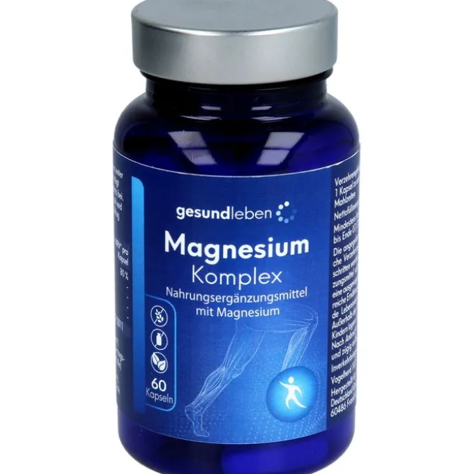 GESUND LEBEN Magnesium Komplex Kapseln 60 Stück à 0,6 g