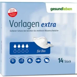 GESUND LEBEN Vorlage Herren extra 10 St