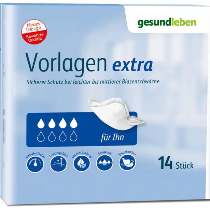 GESUND LEBEN Vorlage Herren extra 10 St