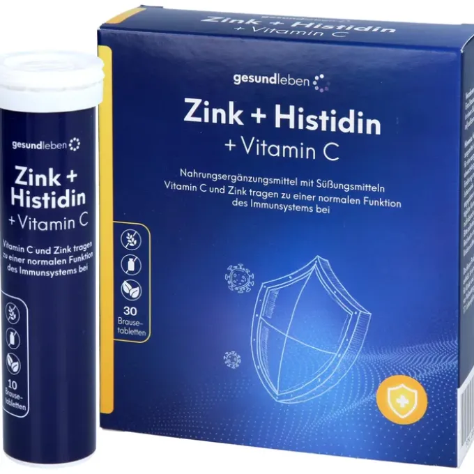 GESUND LEBEN Zink+Histidin+Vit.C Brausetabletten 30 Stück